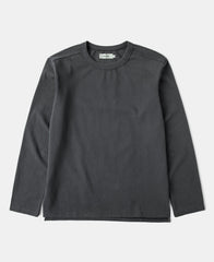 Sun-Washed Cotton Long Sleeve T-Shirt - Vintage Black