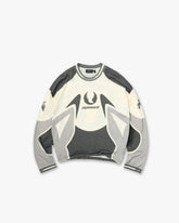 Represent X Belstaff Long Sleeve Racing T-Shirt - Dark Grey