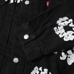 Black Denim Trucker Jacket