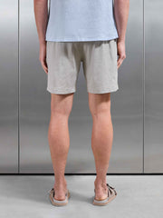 Linen Drawstring Short in Stone