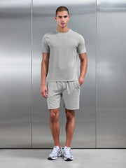 Soft Jersey Motion T-Shirt in Marl Grey