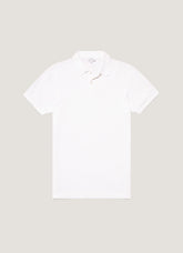 Men's Piqué Polo Shirt in White