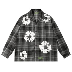 Denim Tears Shirt Kapok Plaid Long sleeve shirt (2)