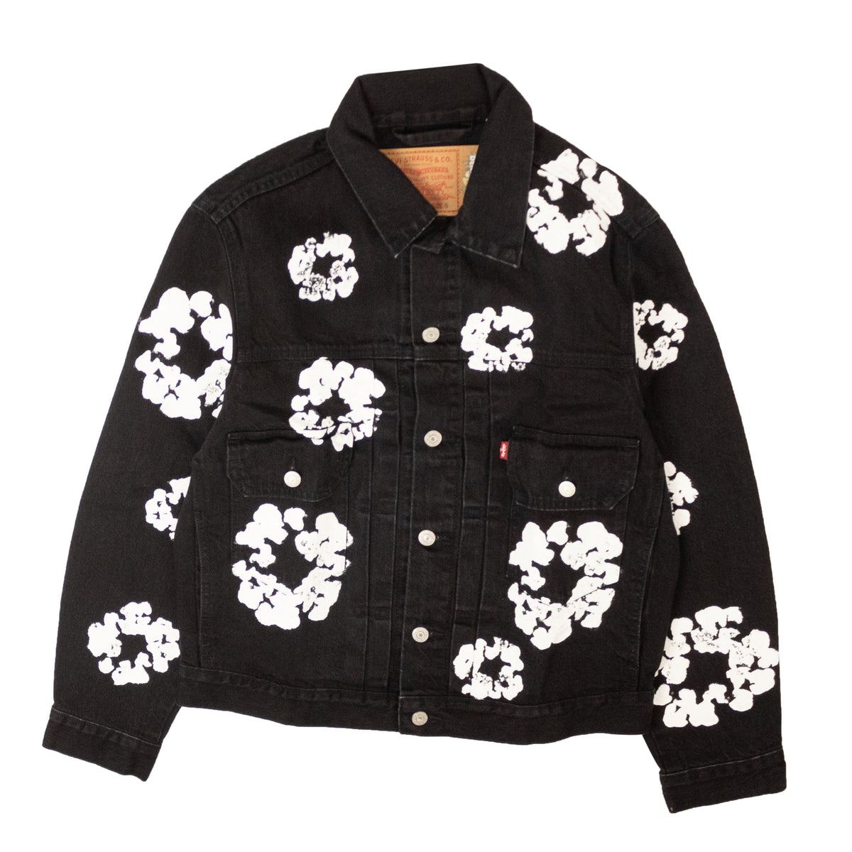 Black All Over Denim Type Jacket