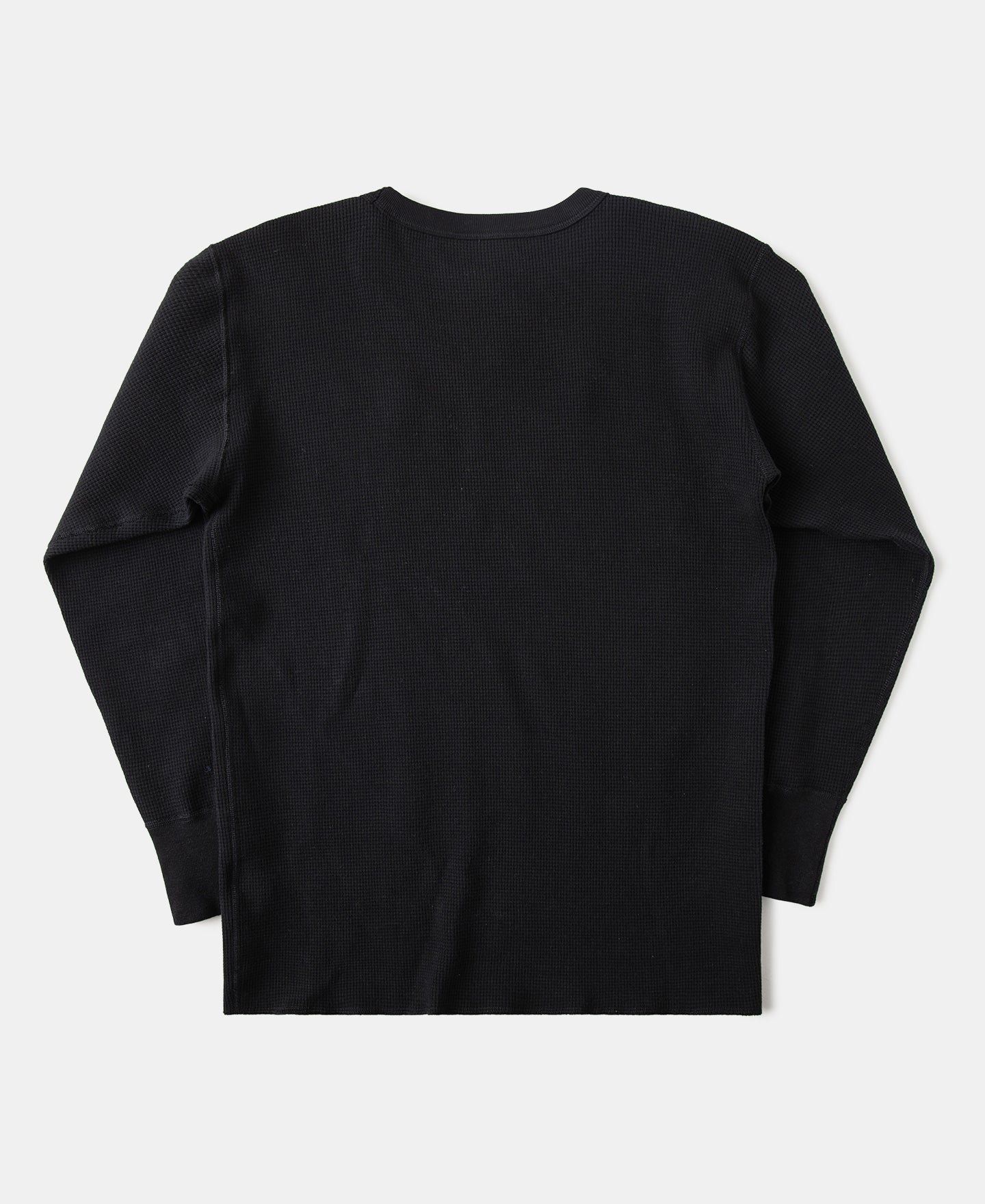 Heavyweight Waffle Cotton Underwear - Black