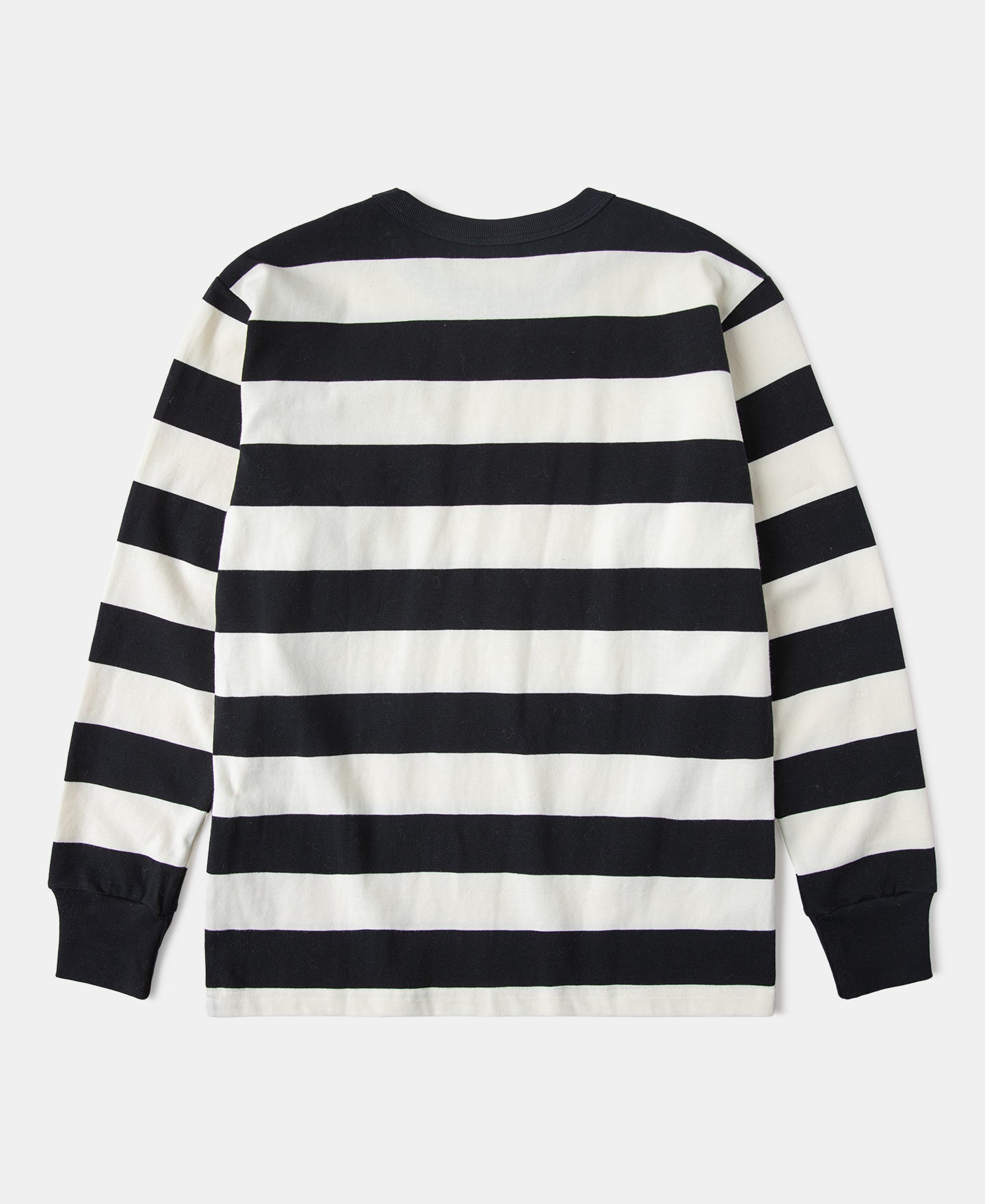 9 oz Wide Striped Long Sleeve T-Shirt