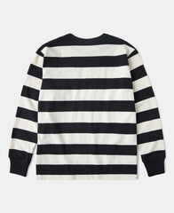 9 oz Wide Striped Long Sleeve T-Shirt