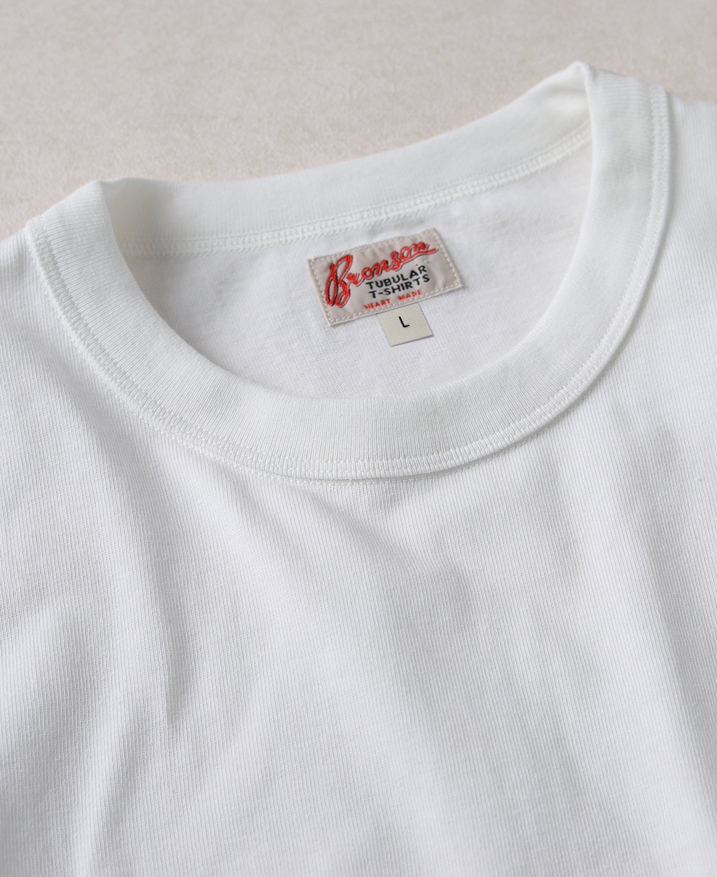 Loopwheel Tubular Athletic T-Shirt - White
