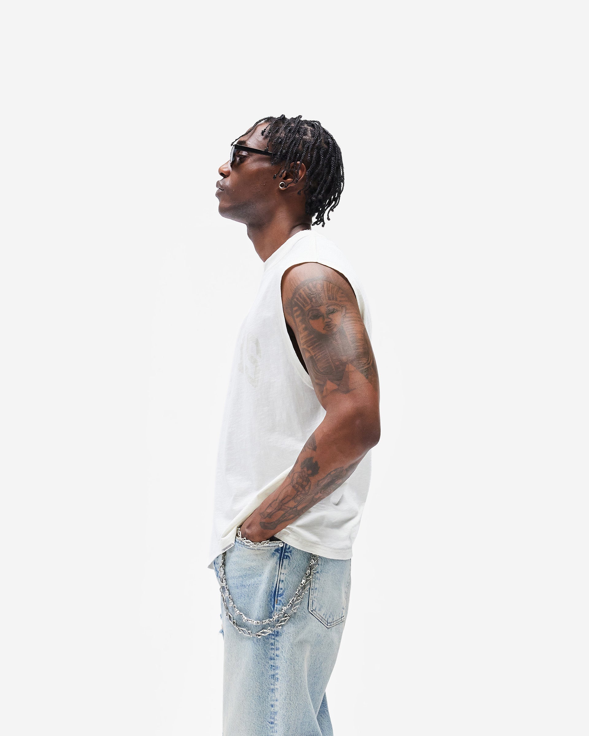 Represent Owners Club Tank - Chalk