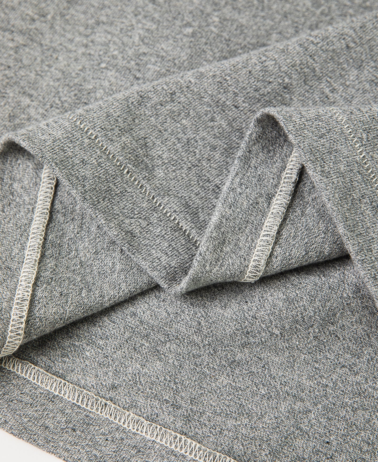 Loopwheel Tubular Athletic T-Shirt - Gray