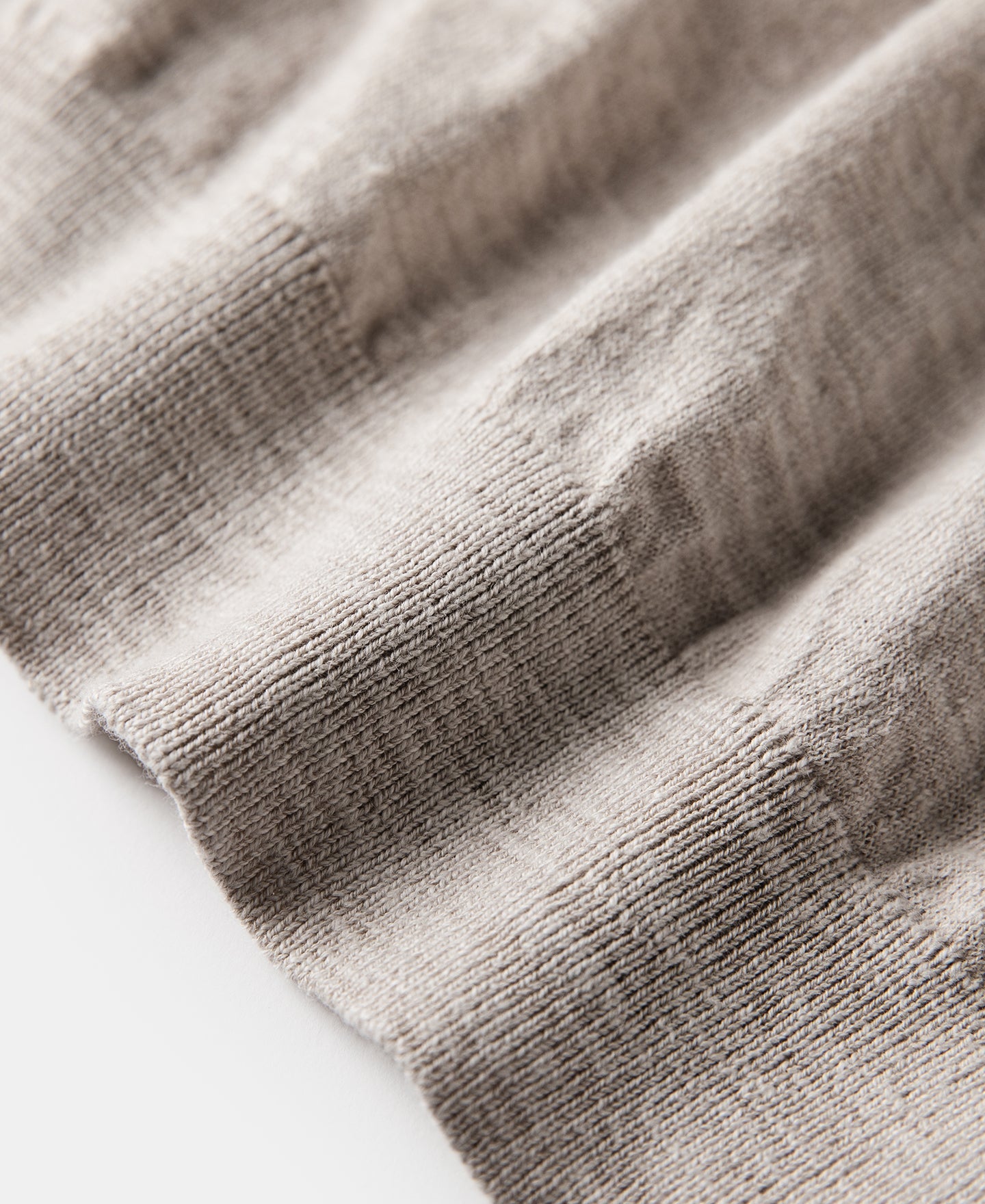 Lightweight Slub Cotton Knit Polo - Oatmeal
