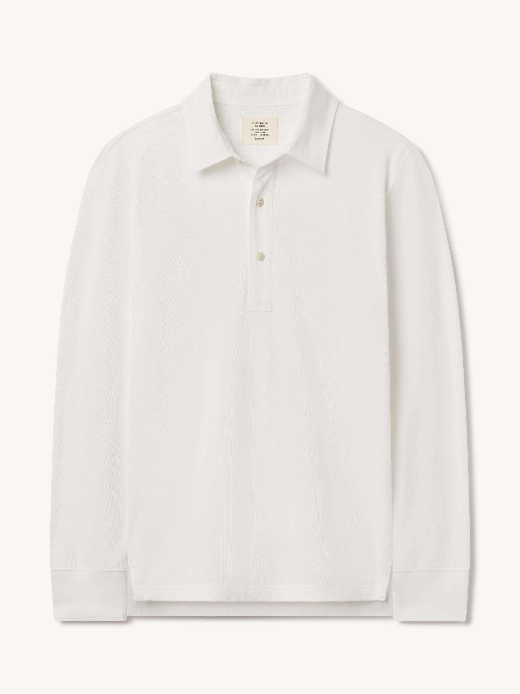 White Field-Spec Rugby Polo