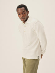 White Field-Spec Rugby Polo