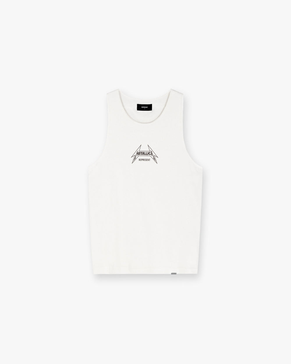 Represent X Metallica Local Crew Vest - Flat White