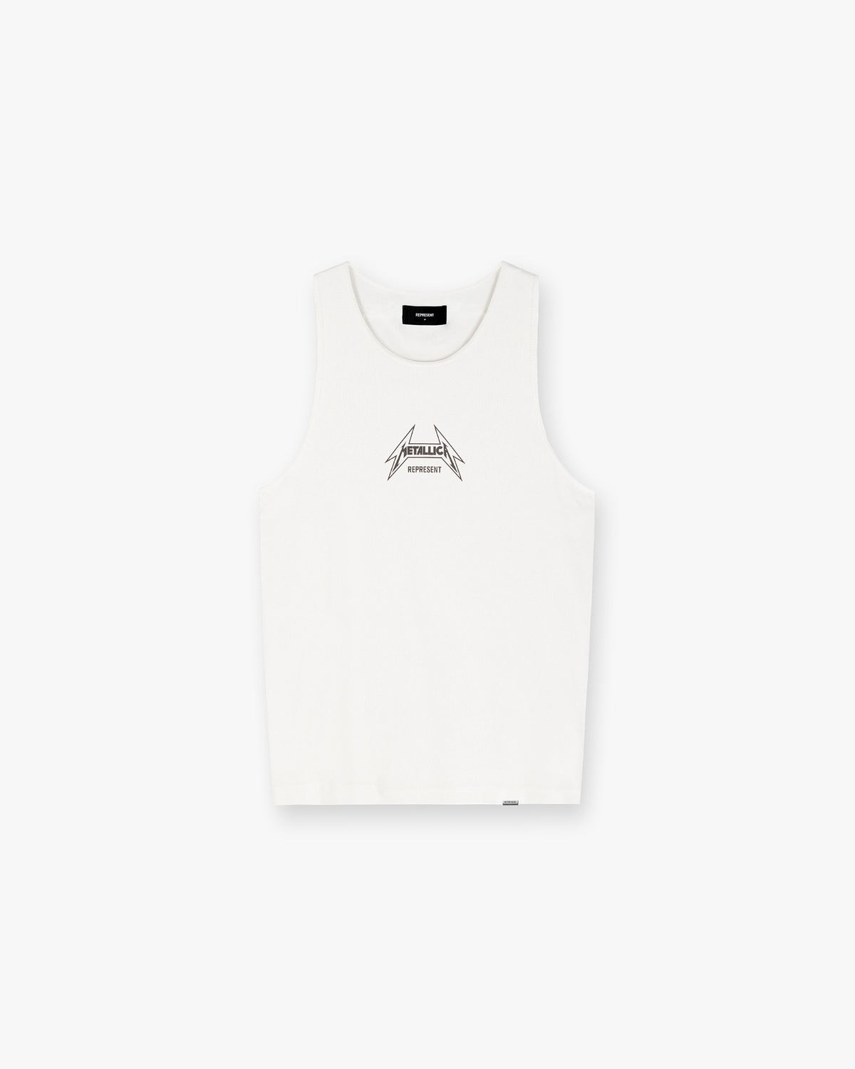 Represent X Metallica Local Crew Vest - Flat White