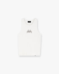 Represent X Metallica Local Crew Vest - Flat White