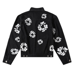 Black Denim Trucker Jacket