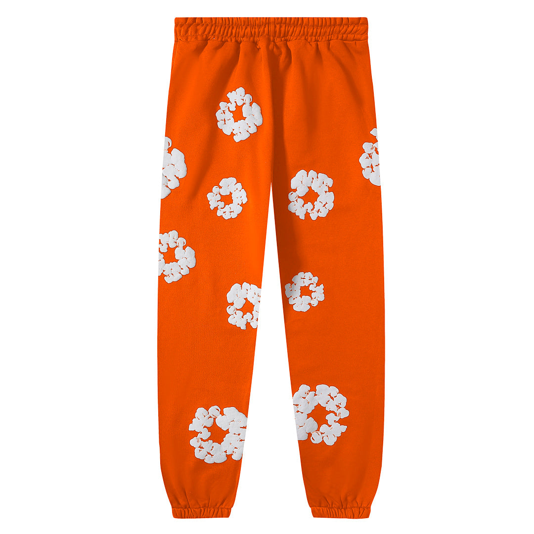 Orange Hoodie & Sweatpants Set