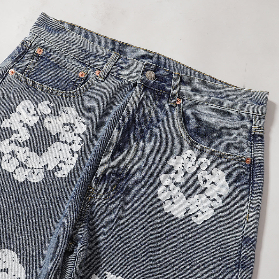 Denim Tears Cotton Wreath Blue Denim Jeans