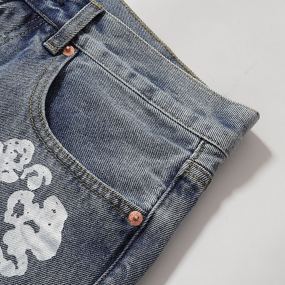 Denim Tears Cotton Wreath Blue Denim Jeans