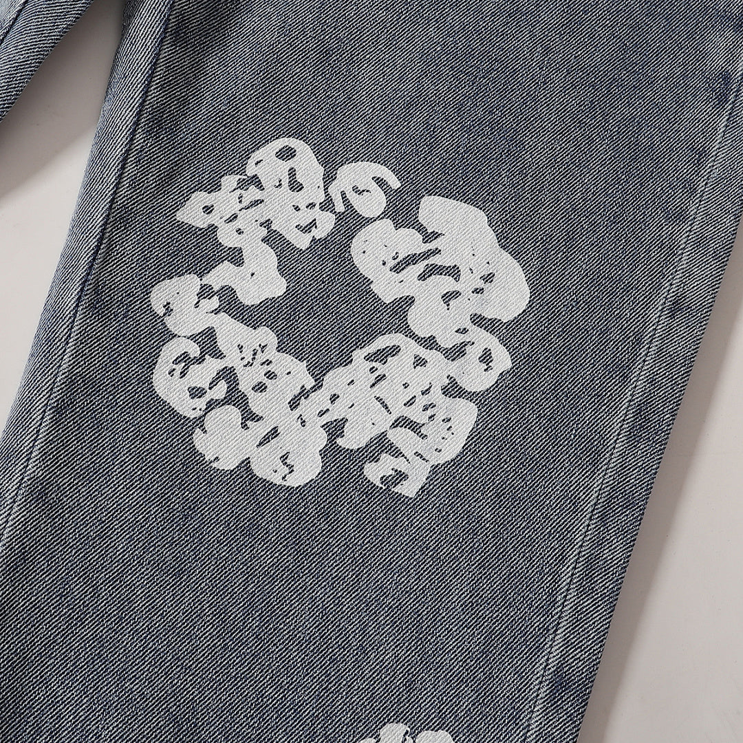 Denim Tears Cotton Wreath Blue Denim Jeans