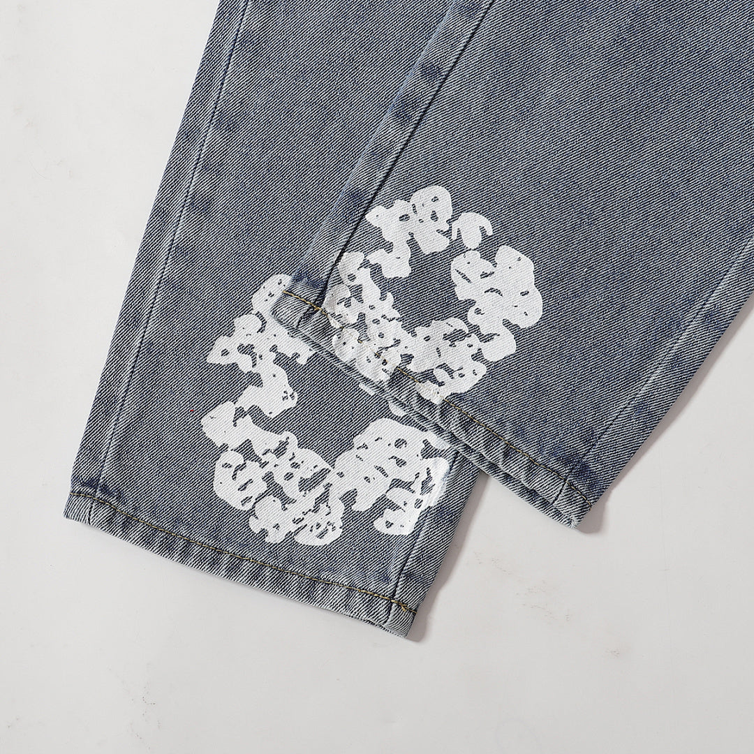 Denim Tears Cotton Wreath Blue Denim Jeans