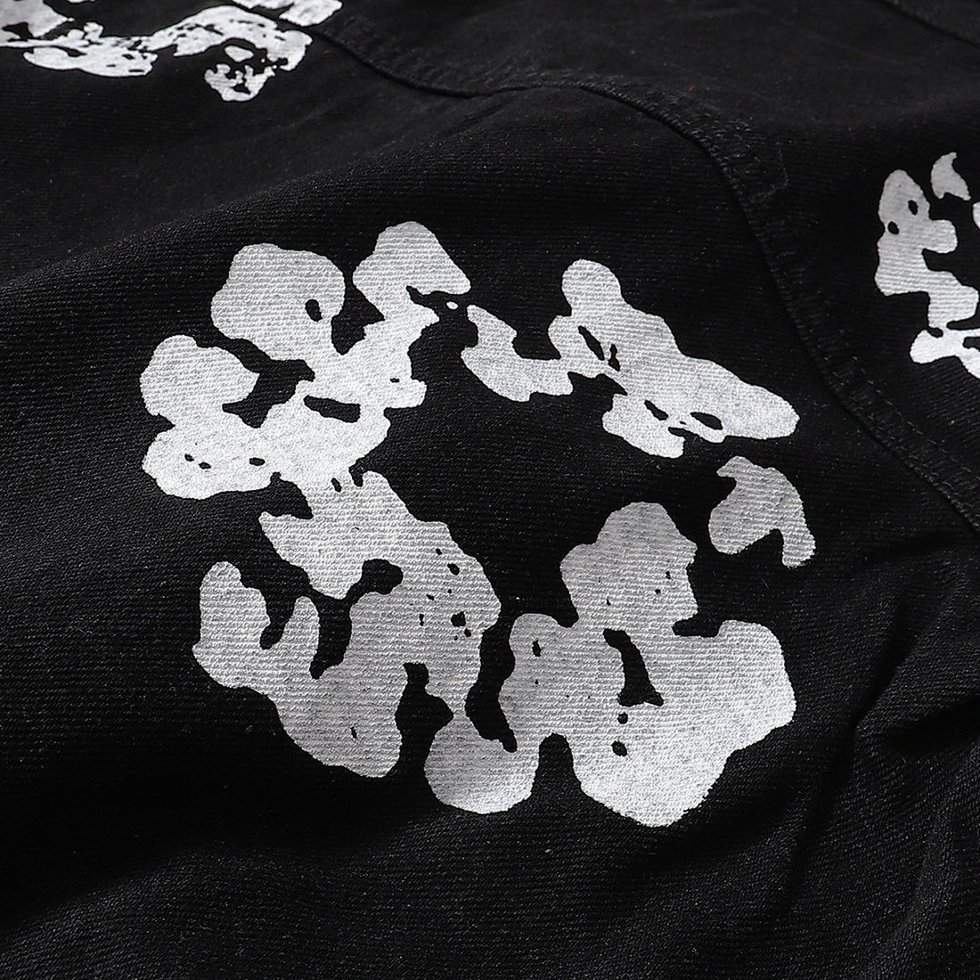 Black Denim Trucker Jacket
