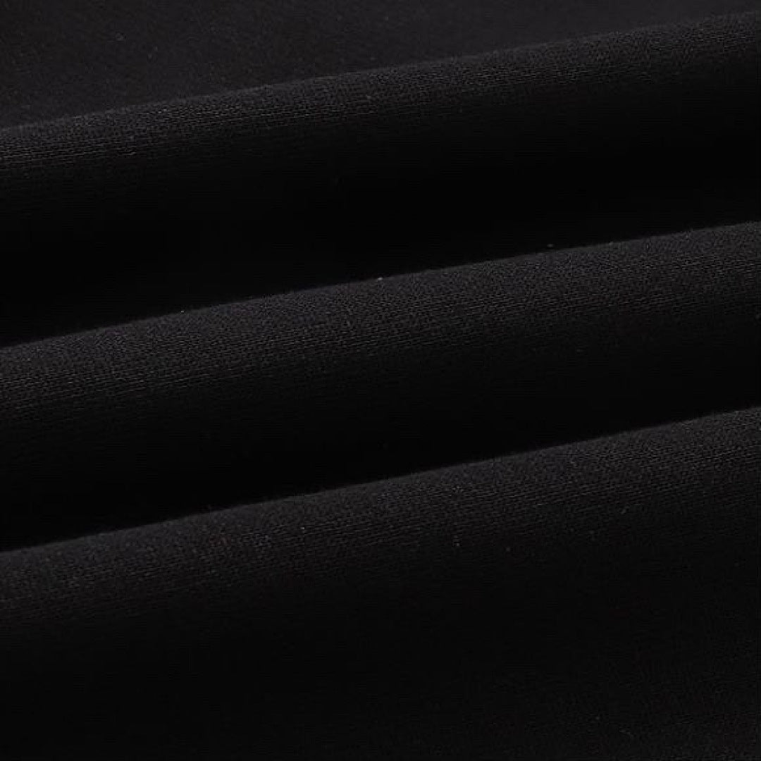 Orange Gradient Black Hoodie