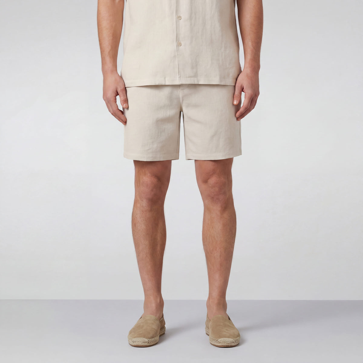 Getaway Linen Short -- Canvas