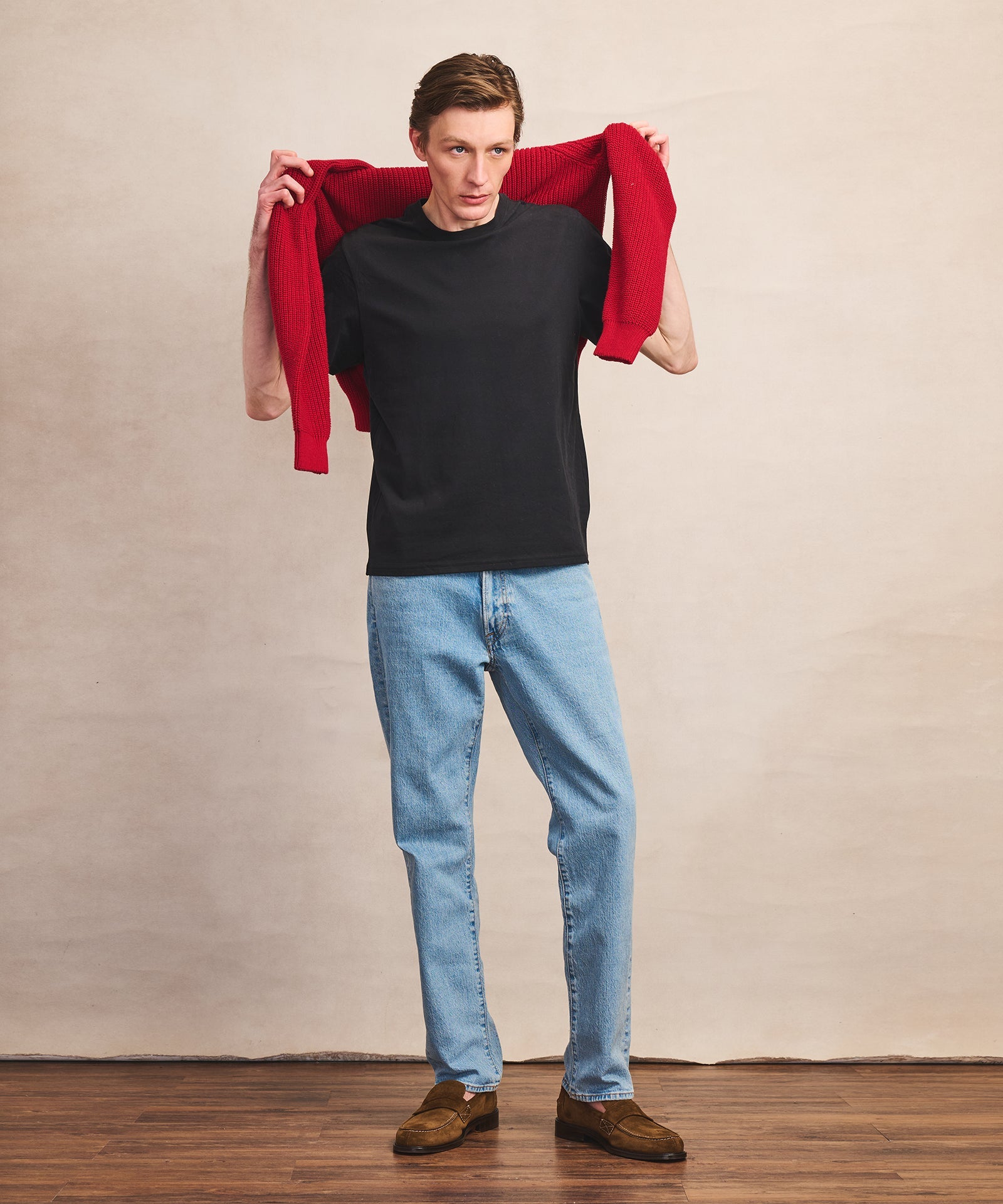 Lightweight Brushed Cotton Tee