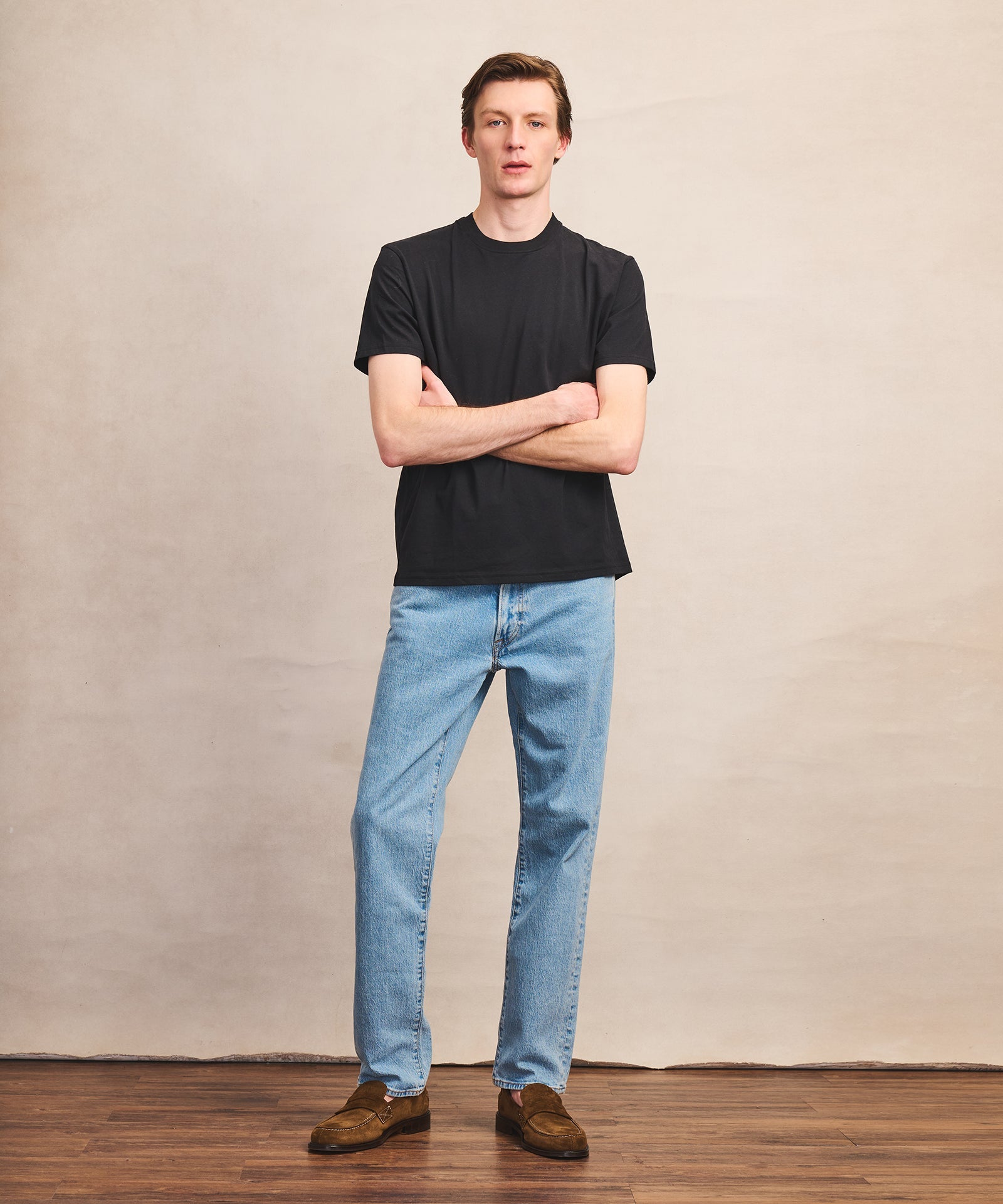 Lightweight Brushed Cotton Tee