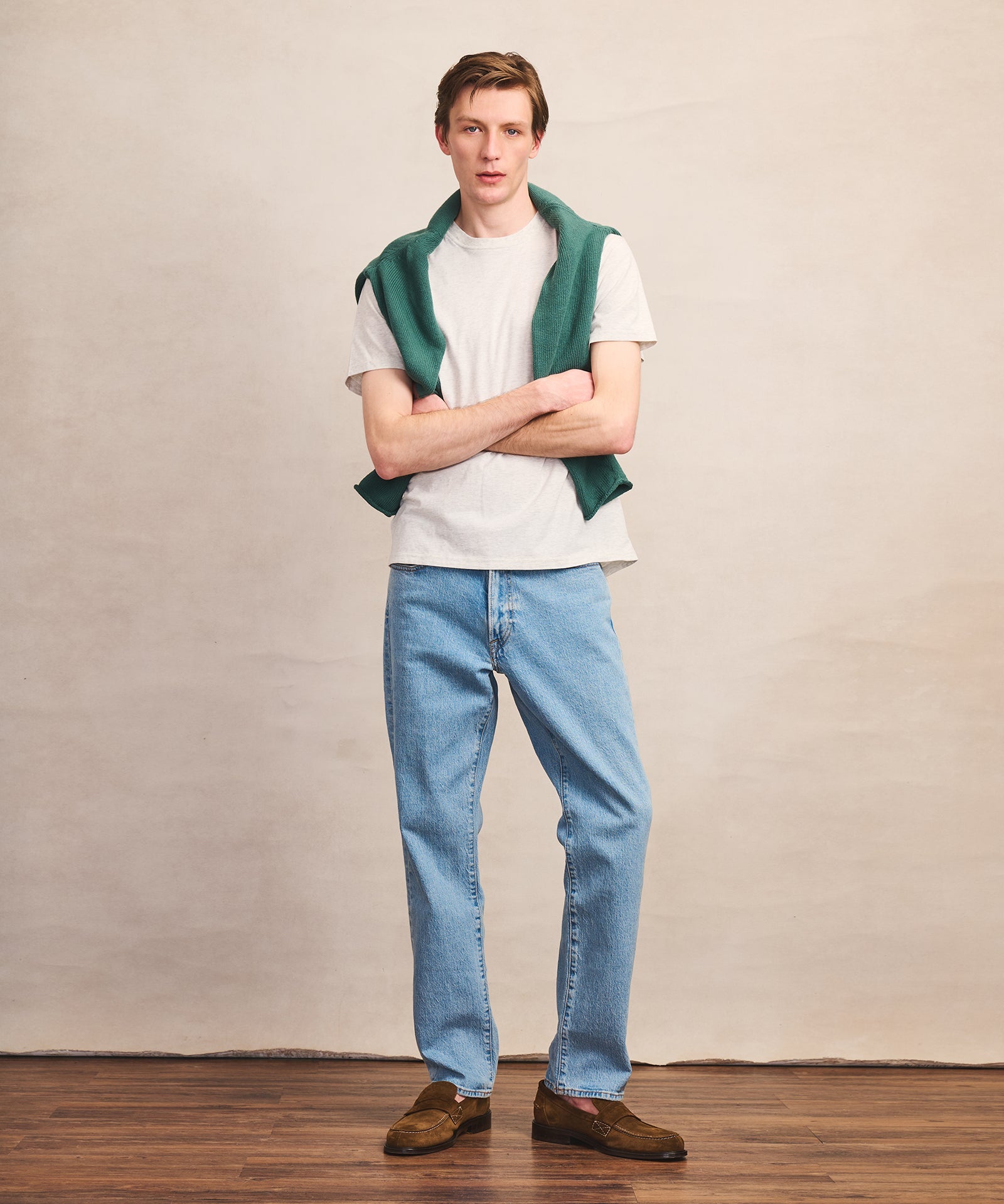 Lightweight Brushed Cotton Tee