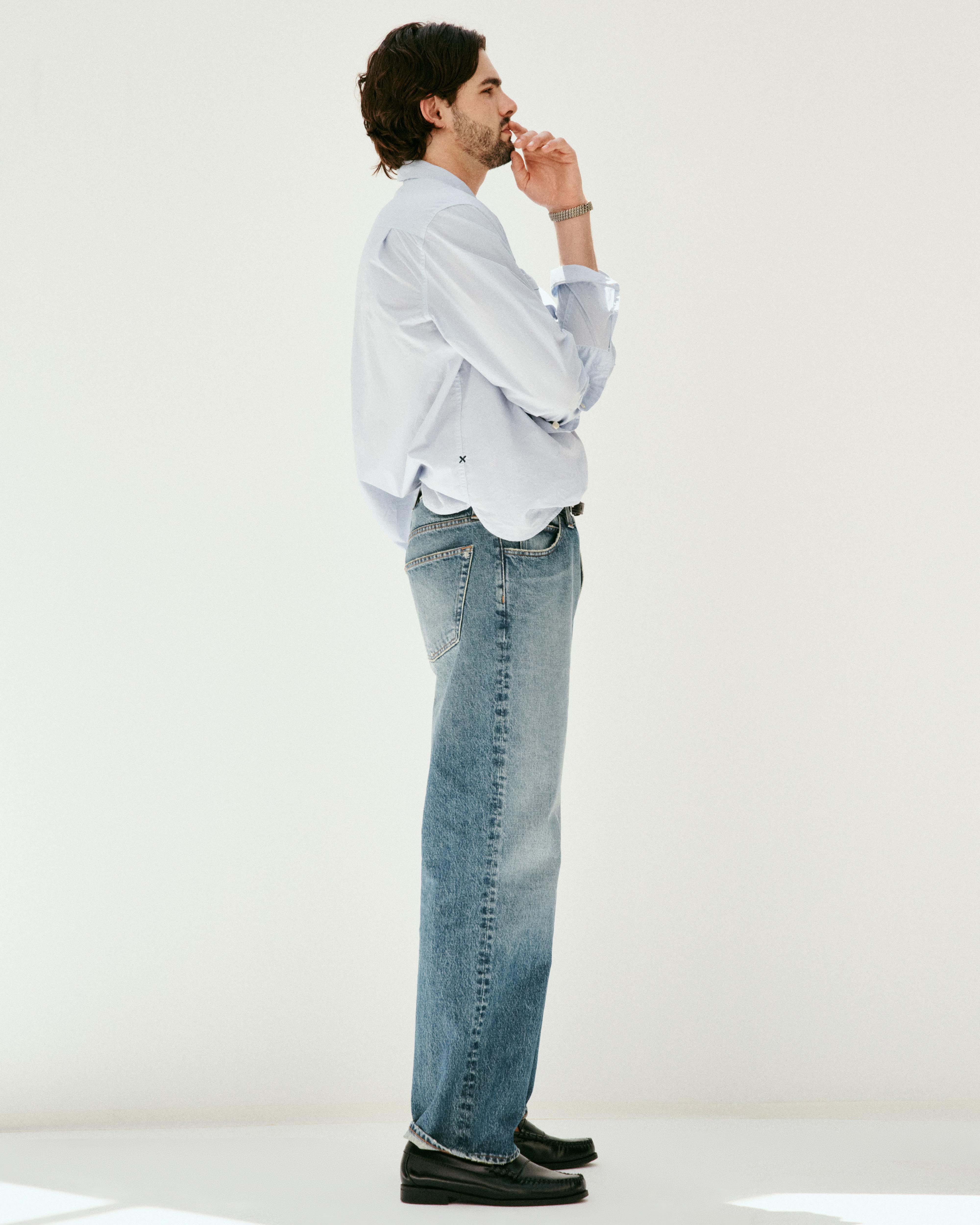 AM Relaxed Straight 5 Pocket Jean
