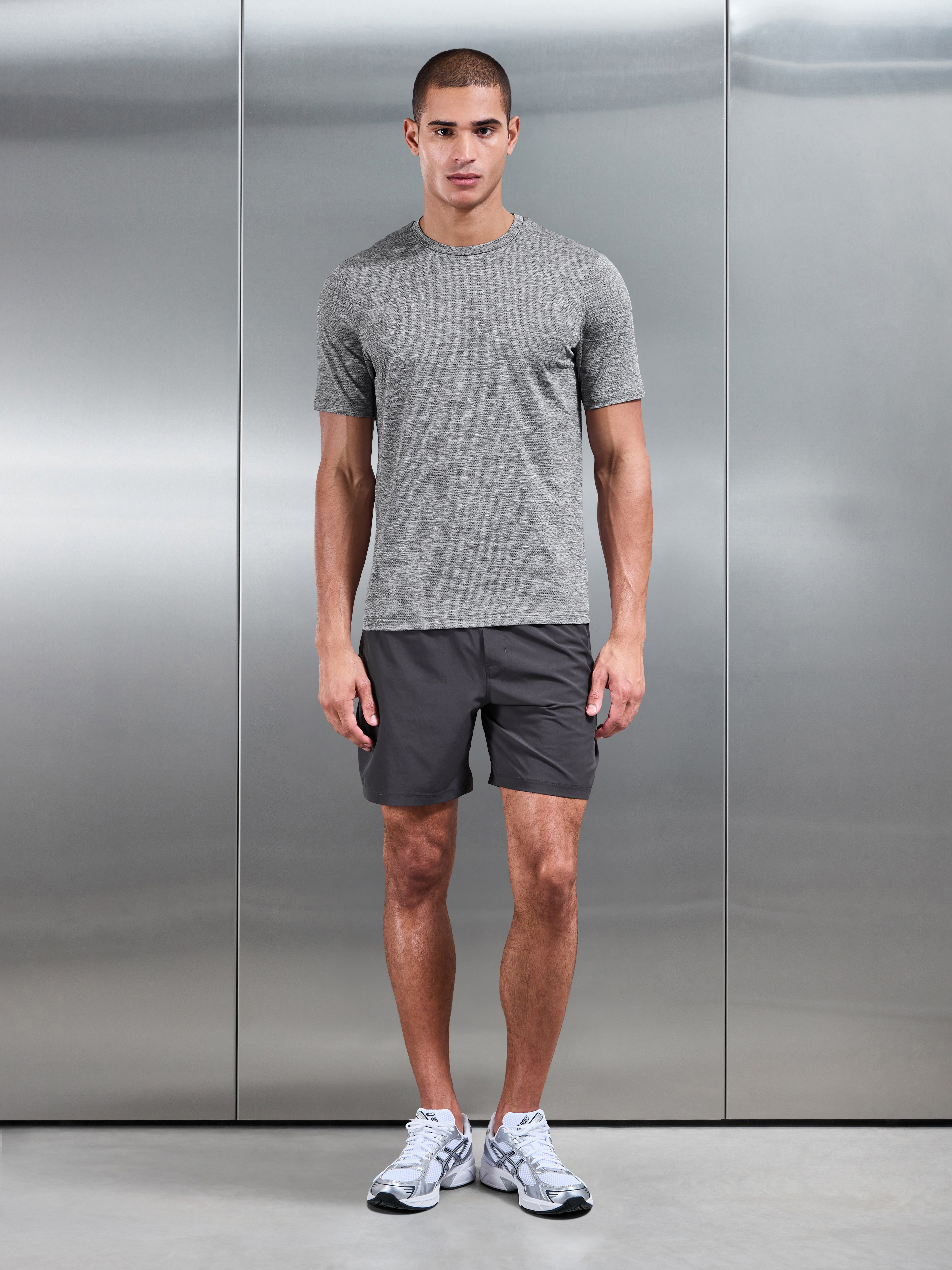 Space Dye T-Shirt in Grey