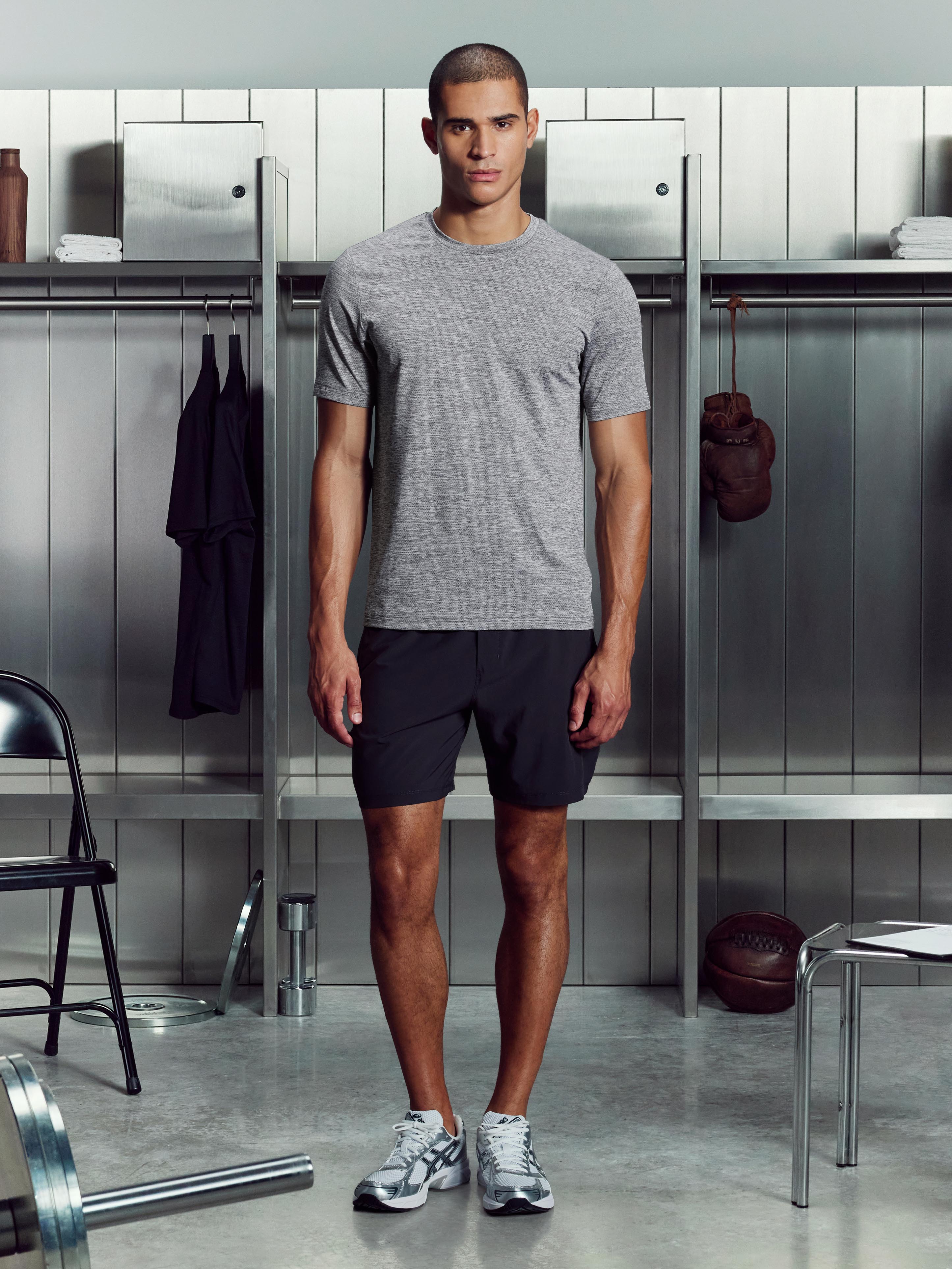 Space Dye T-Shirt in Grey