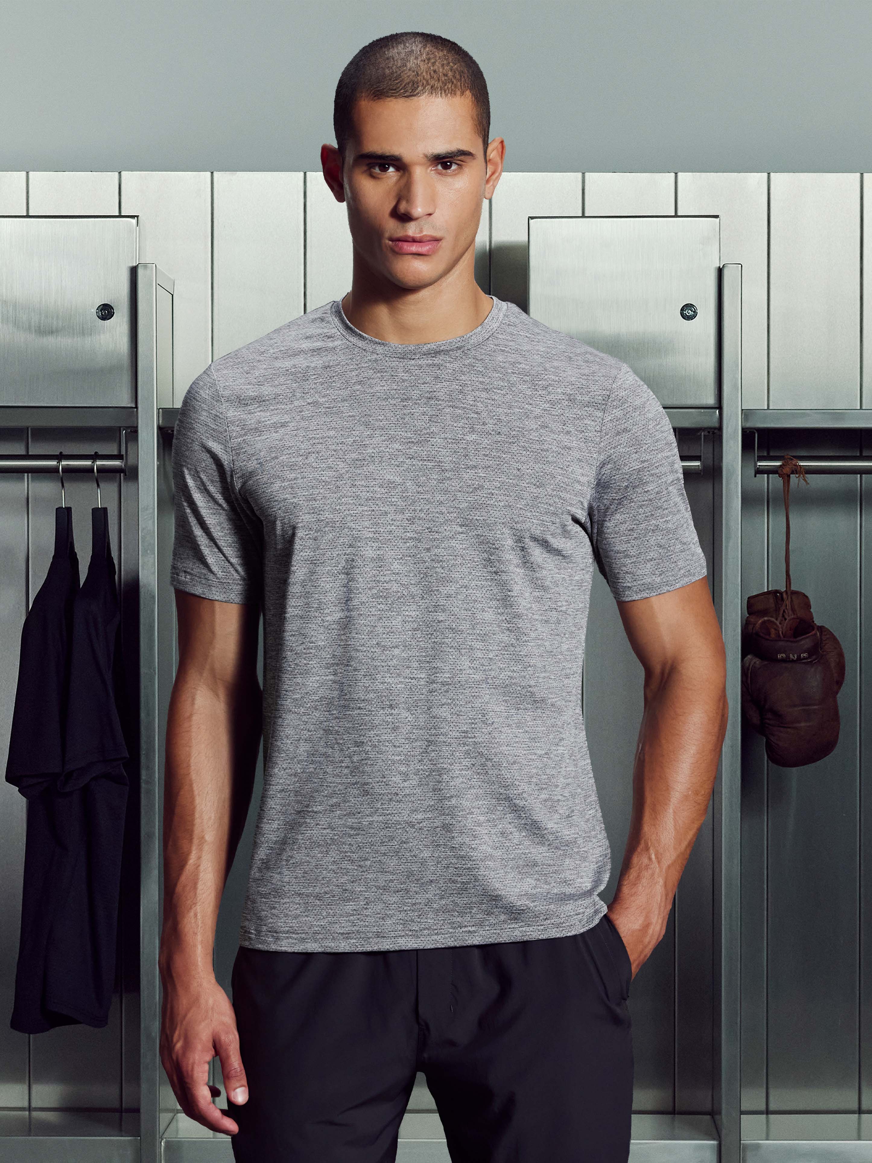Space Dye T-Shirt in Grey