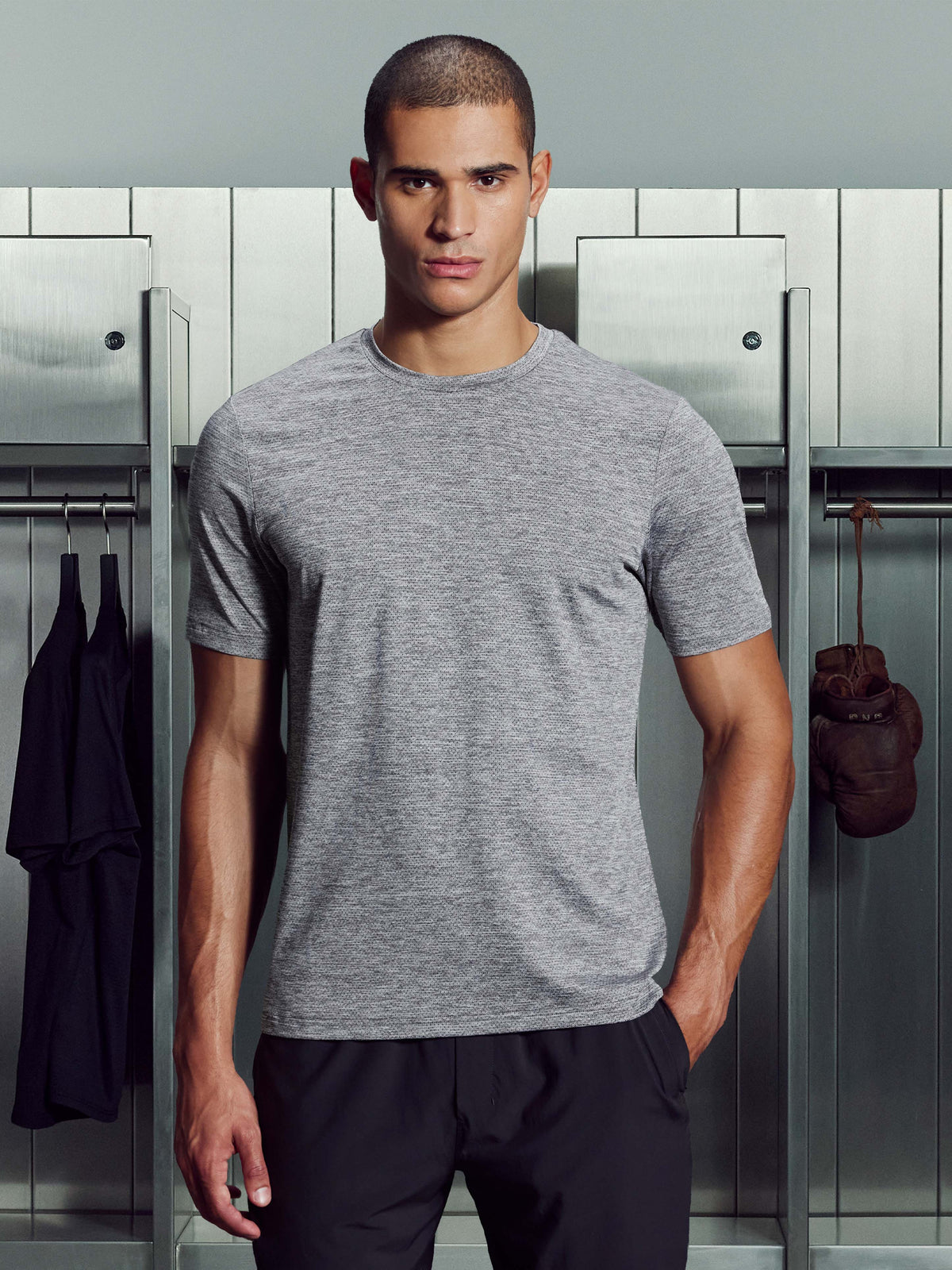 Space Dye T-Shirt in Grey