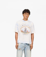 Represent x Beach Boys Script T-Shirt - Blue Tie Dye