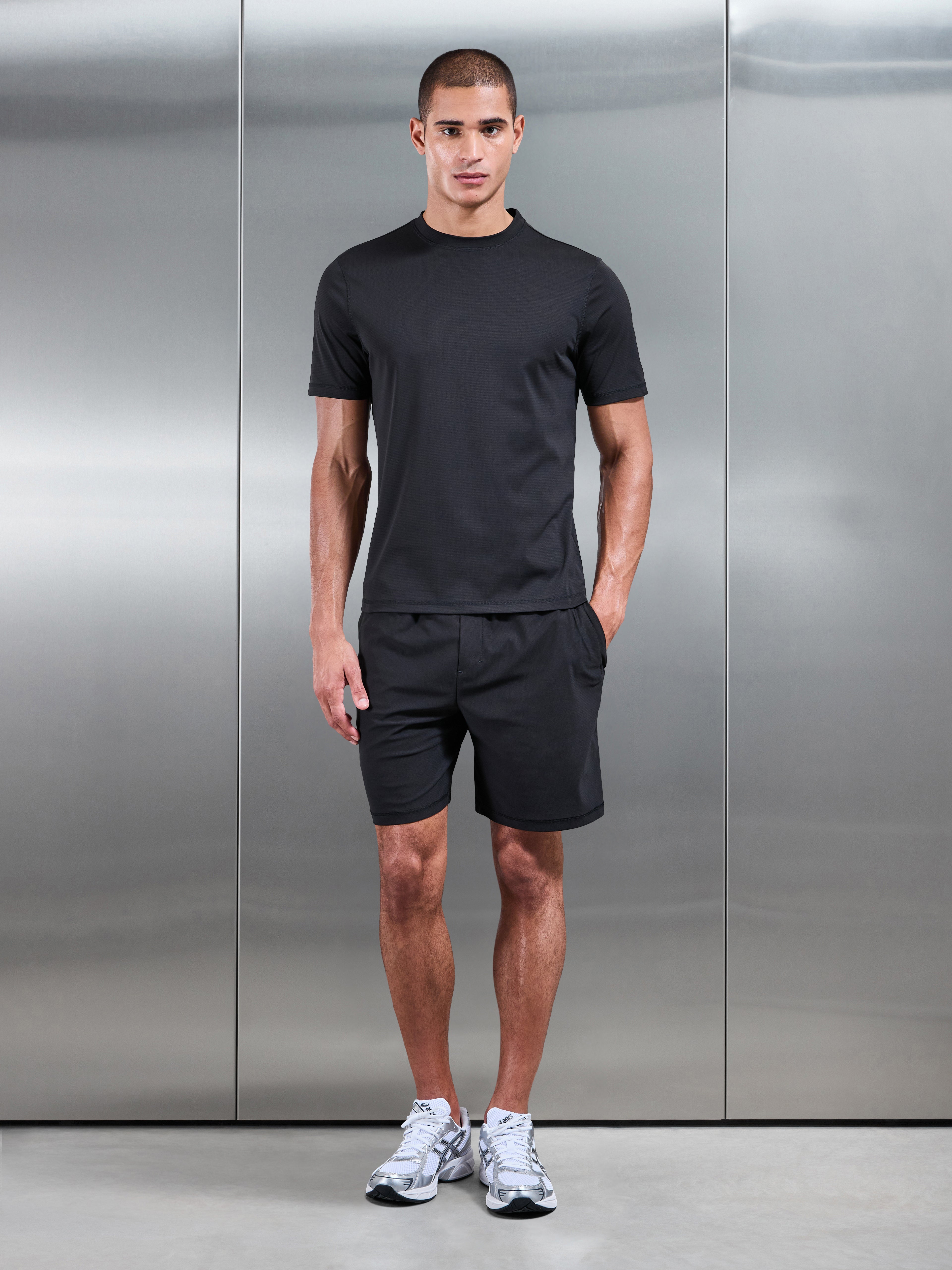 Warp Knitted Short in Black
