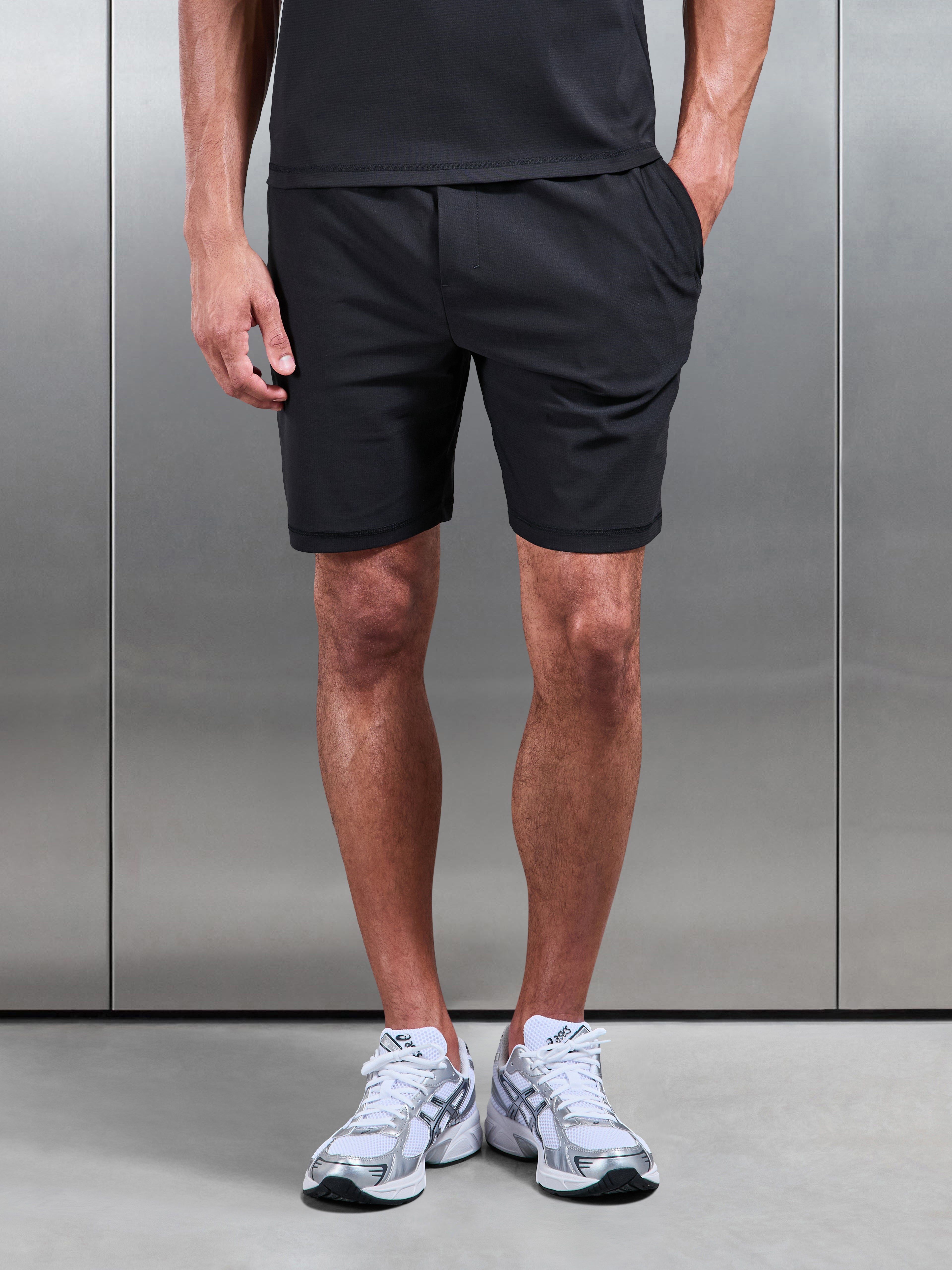 Warp Knitted Short in Black