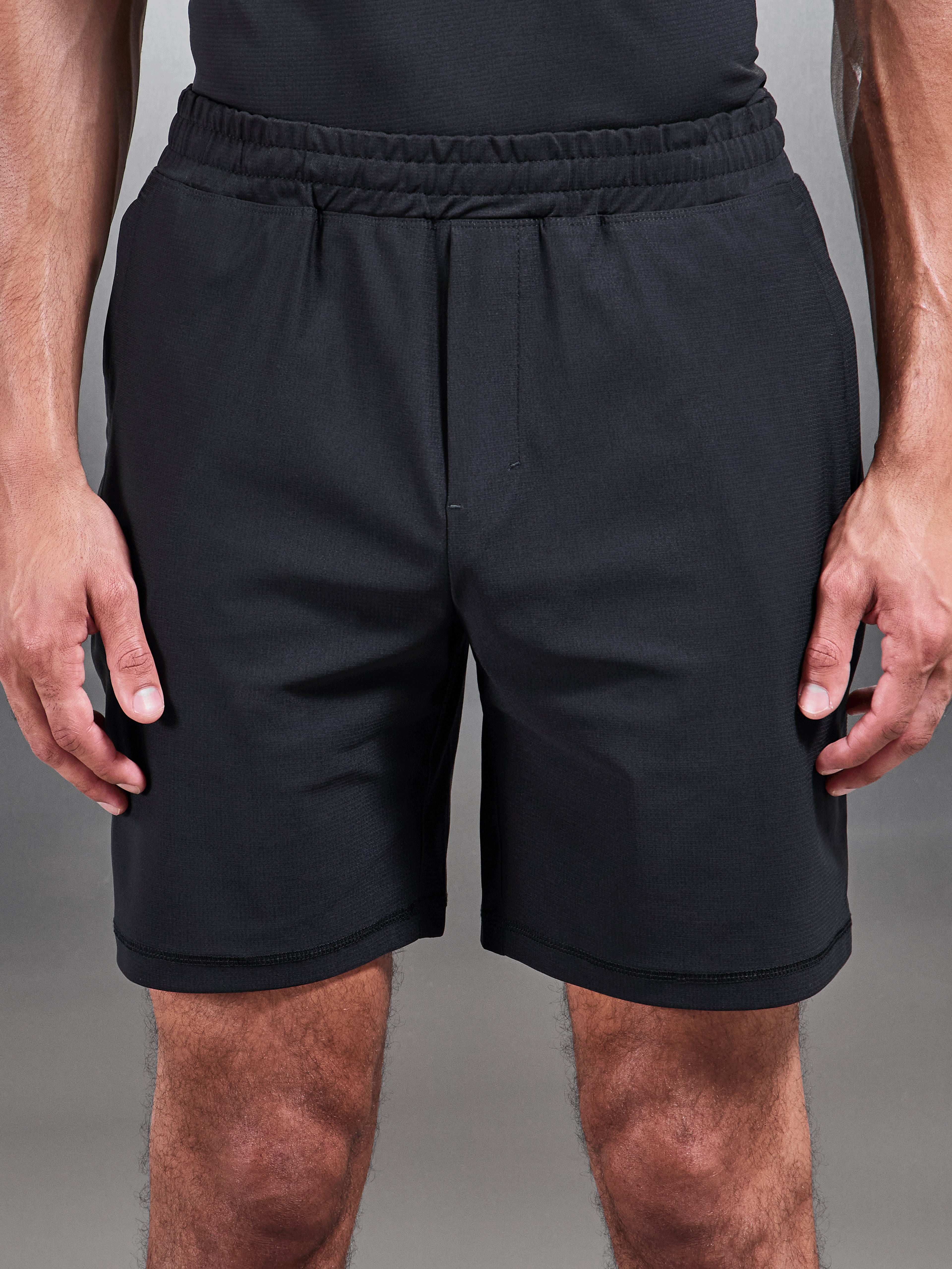 Warp Knitted Short in Black