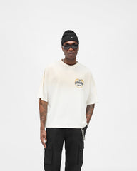 Angel Border T-Shirt - Washed Ecru