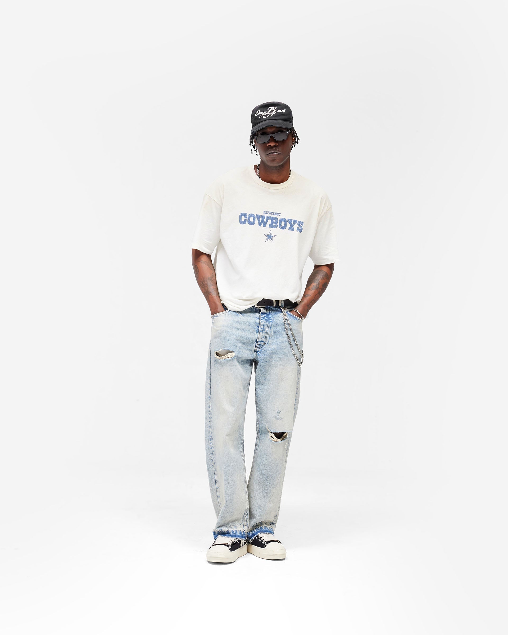 Dallas Cowboys x Represent T-Shirt - Washed Ecru