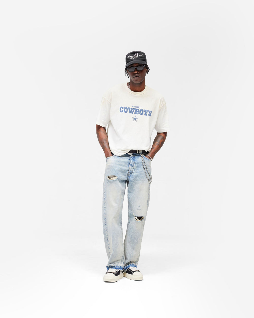 Dallas Cowboys x Represent T-Shirt - Washed Ecru