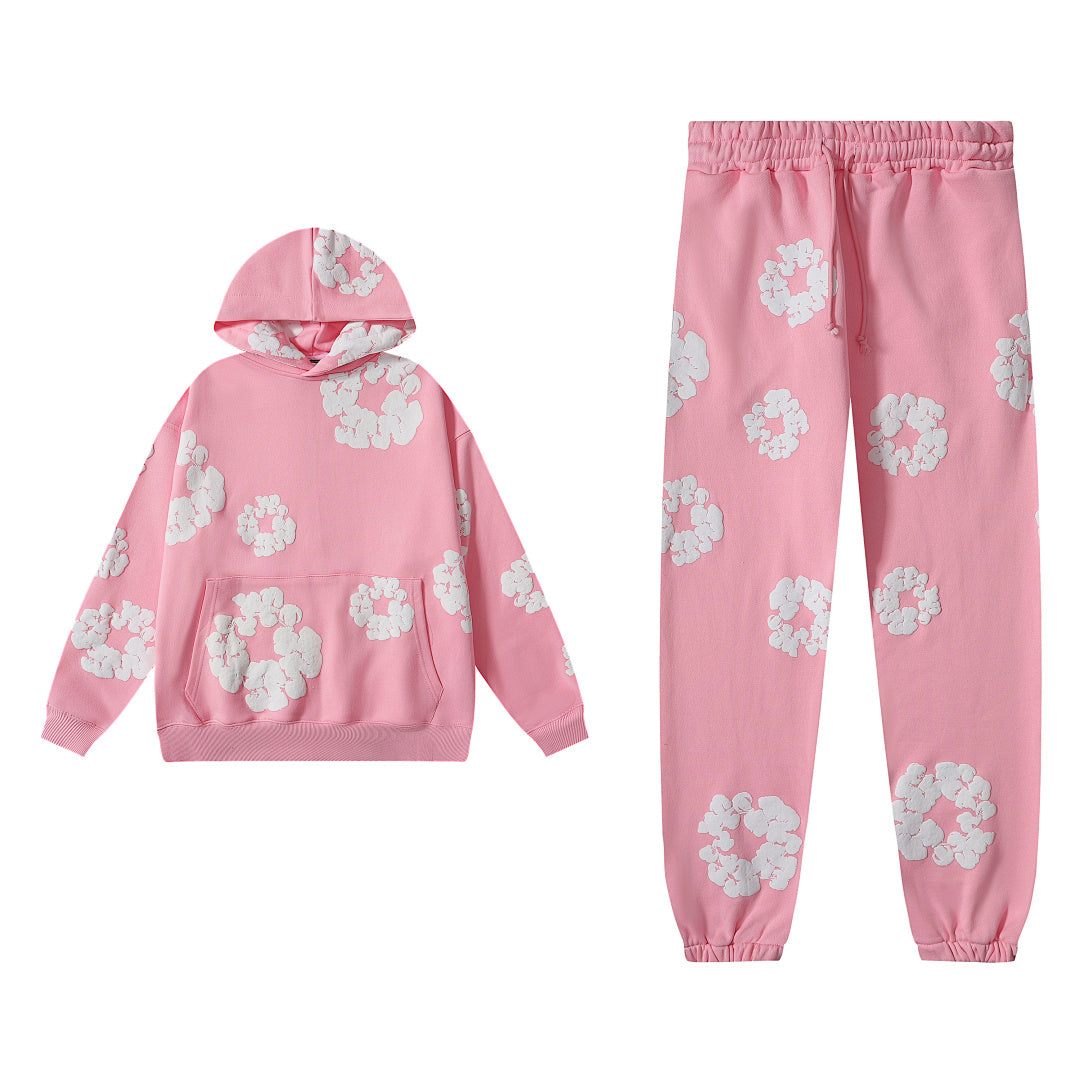 Pink Hoodie & Sweatpants Set