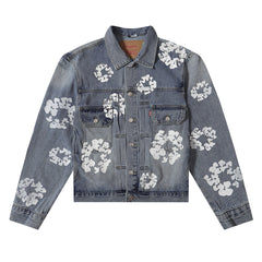 All‑Over Floral Print Streetwear Jacket