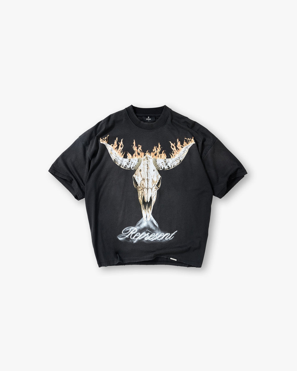British Cowboys T-Shirt - Stained Black
