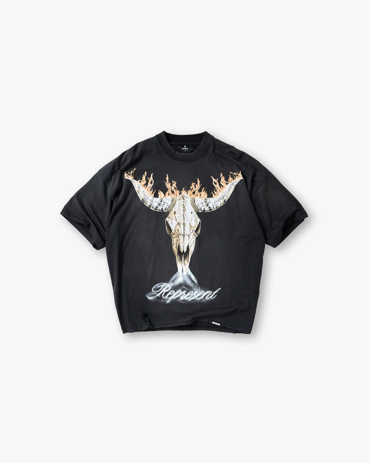 British Cowboys T-Shirt - Stained Black