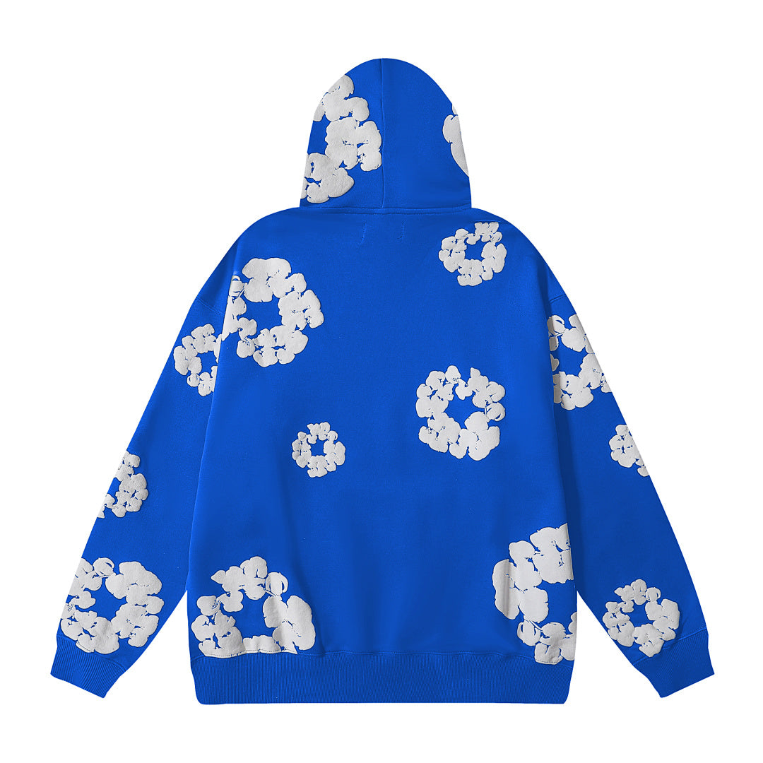 All‑Over Floral Print Streetwear 2‑Piece Tracksuit