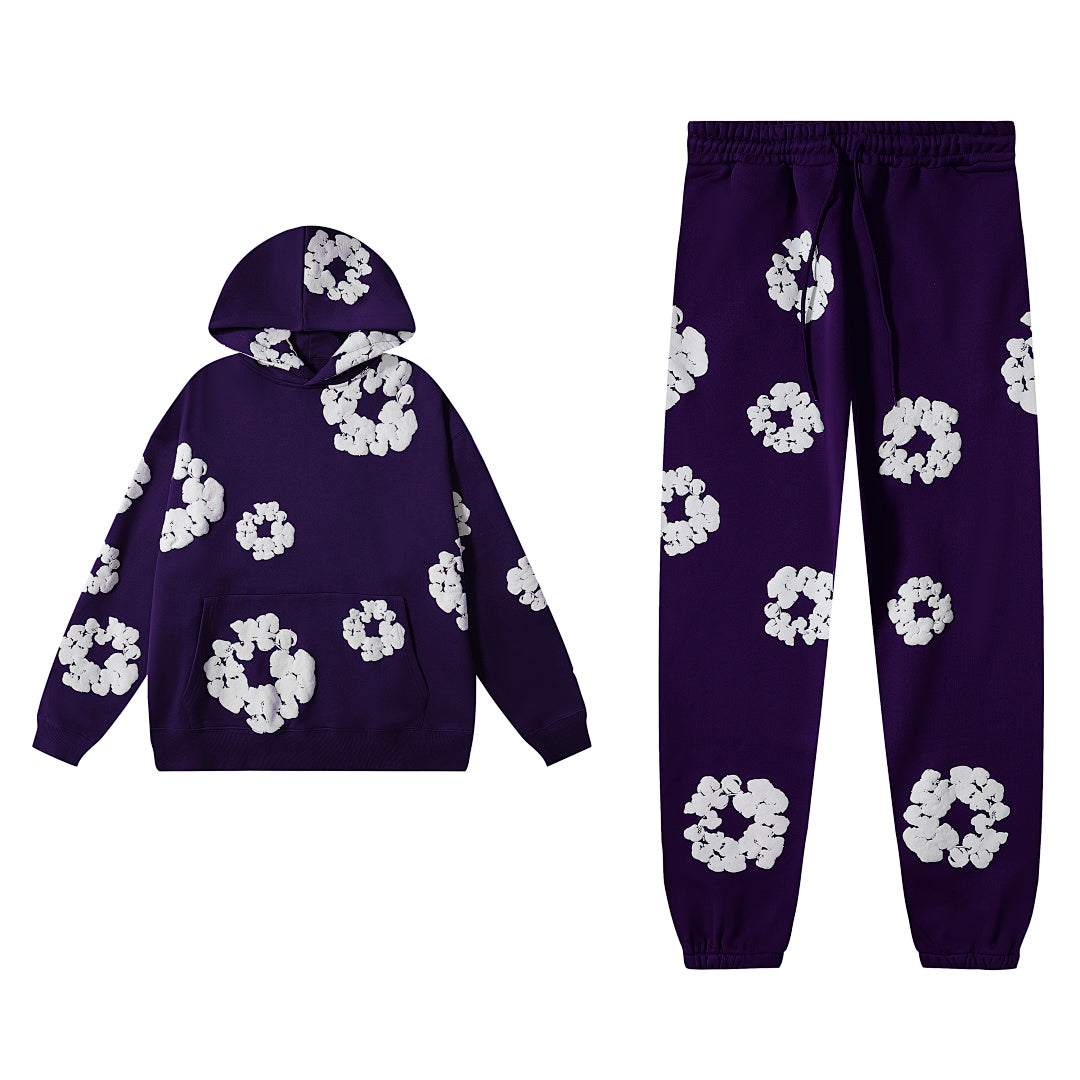 Purple Hoodie & Sweatpants Set